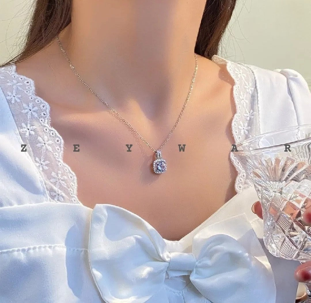 American Diamond Locket Set with adjustable Ring