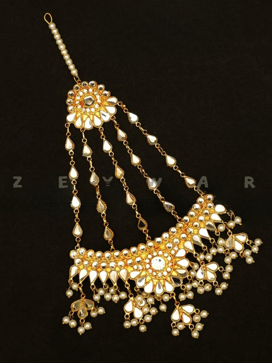 Indian kundan jhoomer