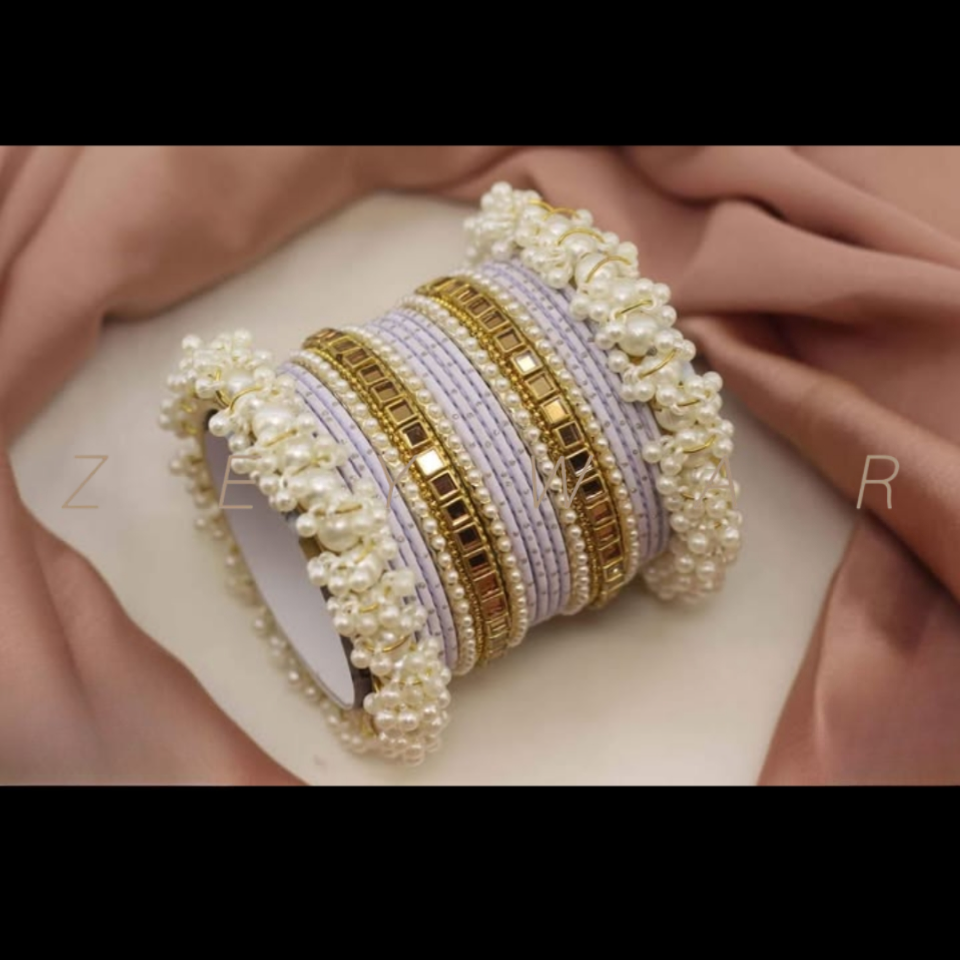 Indian Metal pearl bangles