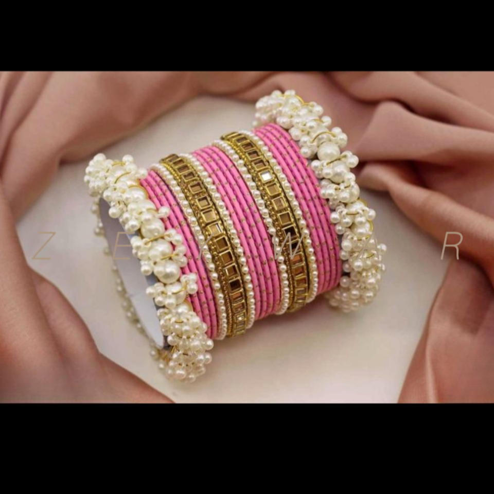 Indian Metal pearl bangles