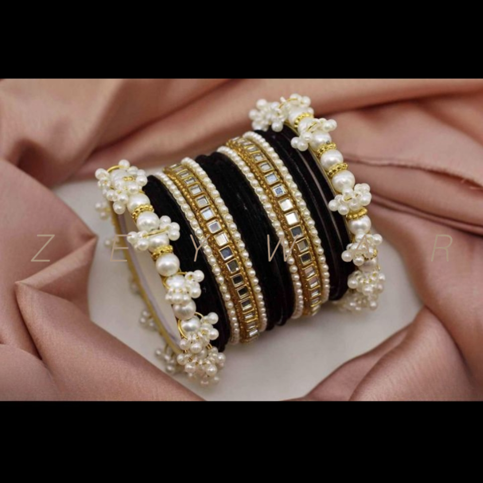 Indian Metal pearl bangles