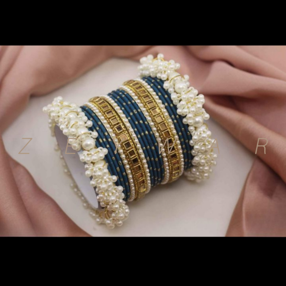 Indian Metal pearl bangles