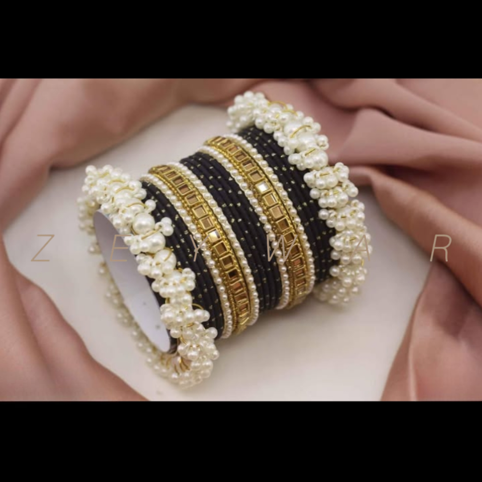 Indian Metal pearl bangles